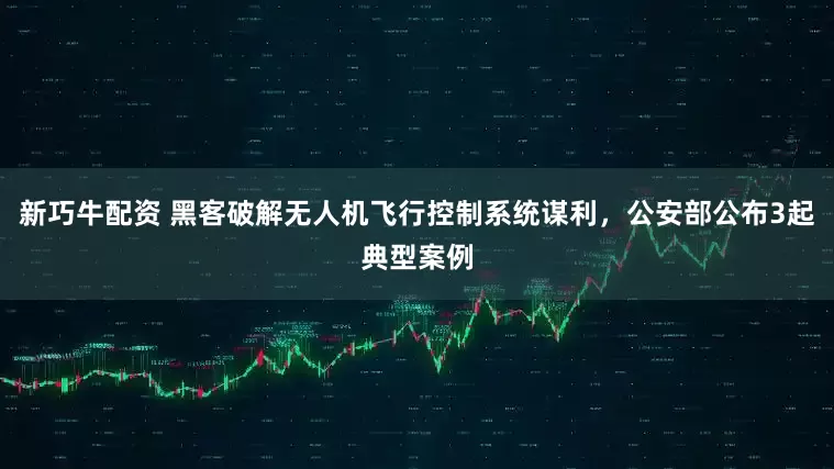 新巧牛配资 黑客破解无人机飞行控制系统谋利，公安部公布3起典型案例